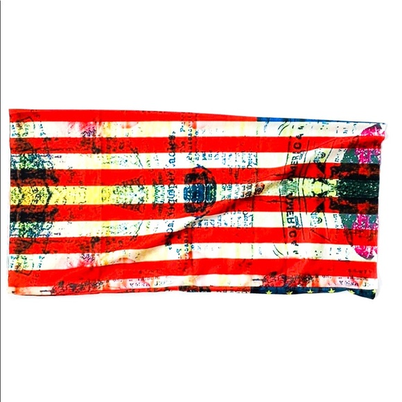 American Flag Rustic Tone Independence Day Gaiter - Picture 5 of 7